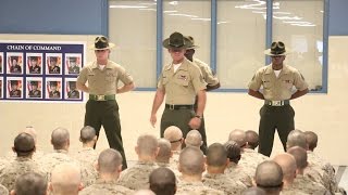 Marine Corps Drill Instructors Meet Recruits for The First Time  MCRD Parris Island [upl. by Blackman]