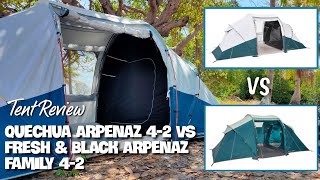 Quechua Arpenaz Family 42 Fresh amp Black vs Arpenaz Family 42 [upl. by Suidualc]