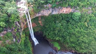 Chamarel waterfall by drone [upl. by Elke554]