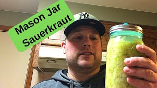 Easy Mason Jar Sauerkraut [upl. by Cochrane672]