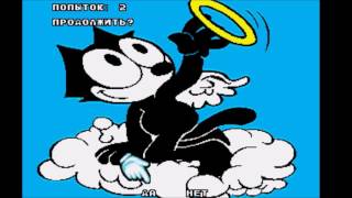 Felix The Cat Sega Genesis Bootleg Continue and Game Over [upl. by Ede]