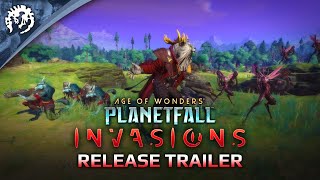 Age of Wonders Planetfall INVASIONS  Release Trailer [upl. by Oralle]