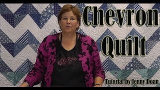 How to make a Chevron Quilt using 10quot Fabric Squares [upl. by Elurd161]