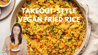 The BEST Vegan TakeoutStyle Fried Rice [upl. by Nimesh]