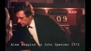 Alex Higgins vs John Spencer 1972 [upl. by Dnaltruoc]