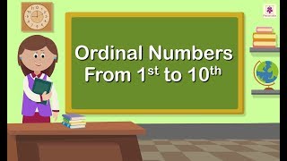 Ordinal Numbers  Mathematics Grade 1  Periwinkle [upl. by Drofnelg]