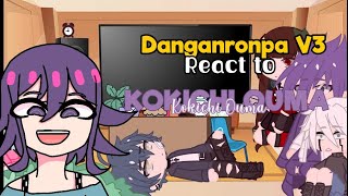 Danganronpa V3 react to Kokichi Ouma🍇Part 1 Read Desc [upl. by Block]