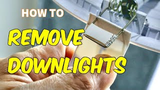 How to Remove Downlights from the Ceiling [upl. by Worthington]