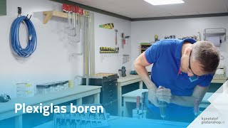 Plexiglas boren zo doe je dat  Kunststofplatenshopnl [upl. by Lankton346]