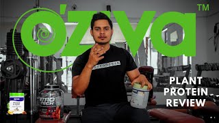 Oziva Plant Protein Review  Comparison with Whey Protein  Honest Review [upl. by Hanikehs]