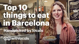 What to eat and where to eat in Barcelona 👫 Handpicked by locals 🥘 [upl. by Nrobyalc]