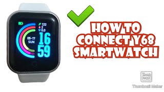 How to Connect Y68 Smartwatch to Your Smartphone in 2025 [upl. by Atlas]