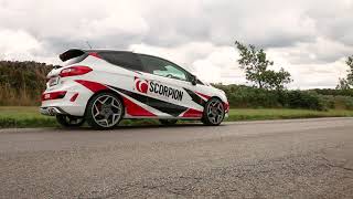 Ford Fiesta ST MK8 Performance Exhaust System  Scorpion Exhausts [upl. by Attekram]