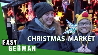 At the Christmas Market  Super Easy German 10 [upl. by Odom]