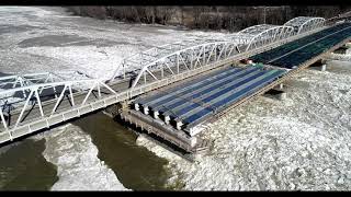 Ice on the Maumee River [upl. by Kristyn512]