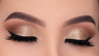 5 MINUTE Silver Smokey Eye Tutorial  3 palette 😱 [upl. by Moody]