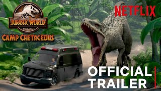 Jurassic World Camp Cretaceous  Official Trailer  Netflix [upl. by Anahpets]