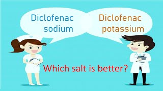 Which Salt Is Better Diclofenac Sodium Or Diclofenac Potassium [upl. by Dewayne]