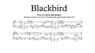 Blackbird  Joey Alexander Piano Transcription [upl. by Eitten]