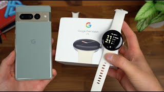 Google Pixel Watch Unboxing and Setup [upl. by Valentin]