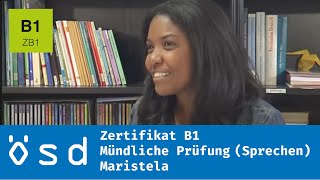 ÖSD Zertifikat B1 – Mündliche Prüfung Sprechen [upl. by Moffat]