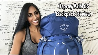 Osprey Ariel 65 Backpack Review [upl. by Anahcar]