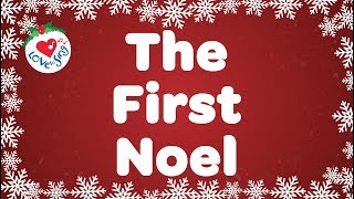 The First Noel with Lyrics  Christmas Song amp Carol [upl. by Nytsirc]