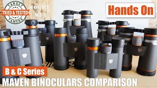 Maven Binoculars Review Complete B amp C Series Comparisons [upl. by Middlesworth986]