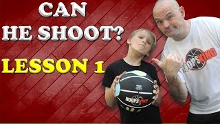 Can He Shoot Practice 1  How To Teach Child to Shoot Perfectly for a Kid [upl. by Eissel]