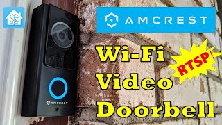 Amcrest Video Doorbell  Local Storage  RTSP Integration with Blue Iris and Home Assistant [upl. by Bohaty]