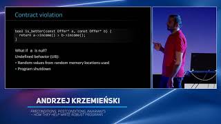 Preconditions postconditions invariants – how they …  Andrzej Krzemieński  codedive 2019 [upl. by Boccaj]