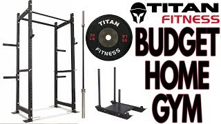 Budget Titan Fitness Home Gym Build [upl. by Abner735]