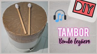 DIY Tambor  Bombo legüero con materiales reciclados [upl. by Amata655]