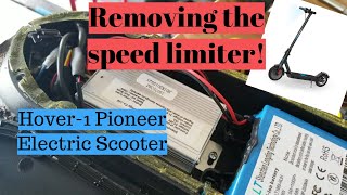 Speed Limiter Removal Hover1 Pioneer Electric Scooter speedhack [upl. by Niras784]