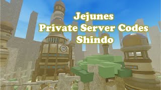 Jejunes Village Private Server Codes Shindo [upl. by Ymmor]