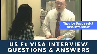 US Student F1 Visa Sample Mock Interview Questions amp Answers 2020 [upl. by Aidne439]