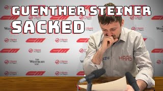 Guenther Steiner SACKED [upl. by Nylknarf]