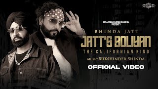 JATTS BOLIYAN  BHINDA JATT  SUKSHINDER SHINDA  Official Video Song  Latest Punjabi Song 2025 [upl. by Yarazed]