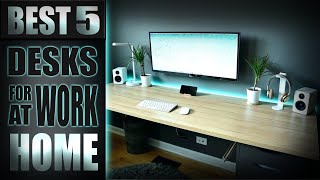 Best Desks for Work at Home 2022  TOP 5  Best Home Office Desks [upl. by Ellemrac]