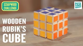 Homemade Rubiks cube Experiment  Scrapwood Challenge Ep 19 [upl. by Aisekal]