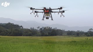 DJI  Agras T16  Agricultural Spraying Drone [upl. by Edlun]