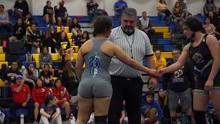 2020 Queen of the Mat  Girls Wrestling Tournament Highlights1252020 [upl. by Narahs]