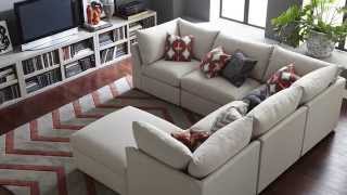 The Beckham Sectional Sofa by Bassett Furniture [upl. by Jethro]