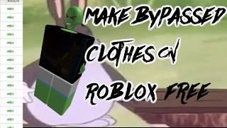 How to Create Bypassed TShirts ROBLOX [upl. by Rex]