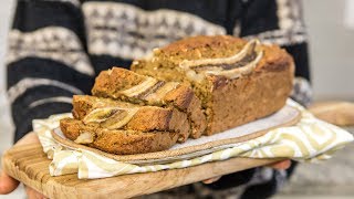 FLUFFY VEGAN BANANA BREAD  Easy Recipe [upl. by Oicaro738]