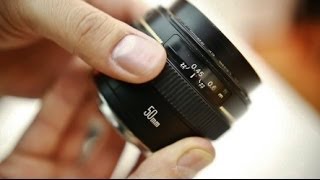 Canon 50mm f14 USM lens review with samples full frame and APSC [upl. by Kcaz]