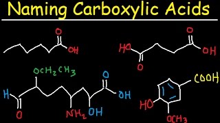 Naming Carboxylic Acids  IUPAC Nomenclature  Organic Chemistry [upl. by Kumagai]