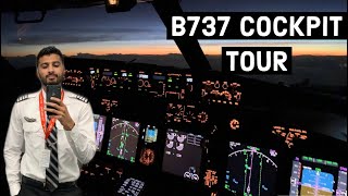 A DETAILED TOUR OF THE B737 COCKPIT [upl. by Animsaj]