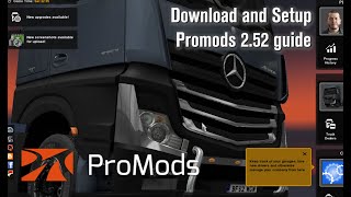 How to download and setup Promods 252 for ETS2 140 [upl. by Yna654]