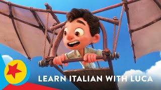 Learn Italian with Luca  Pixar [upl. by Sirrah]